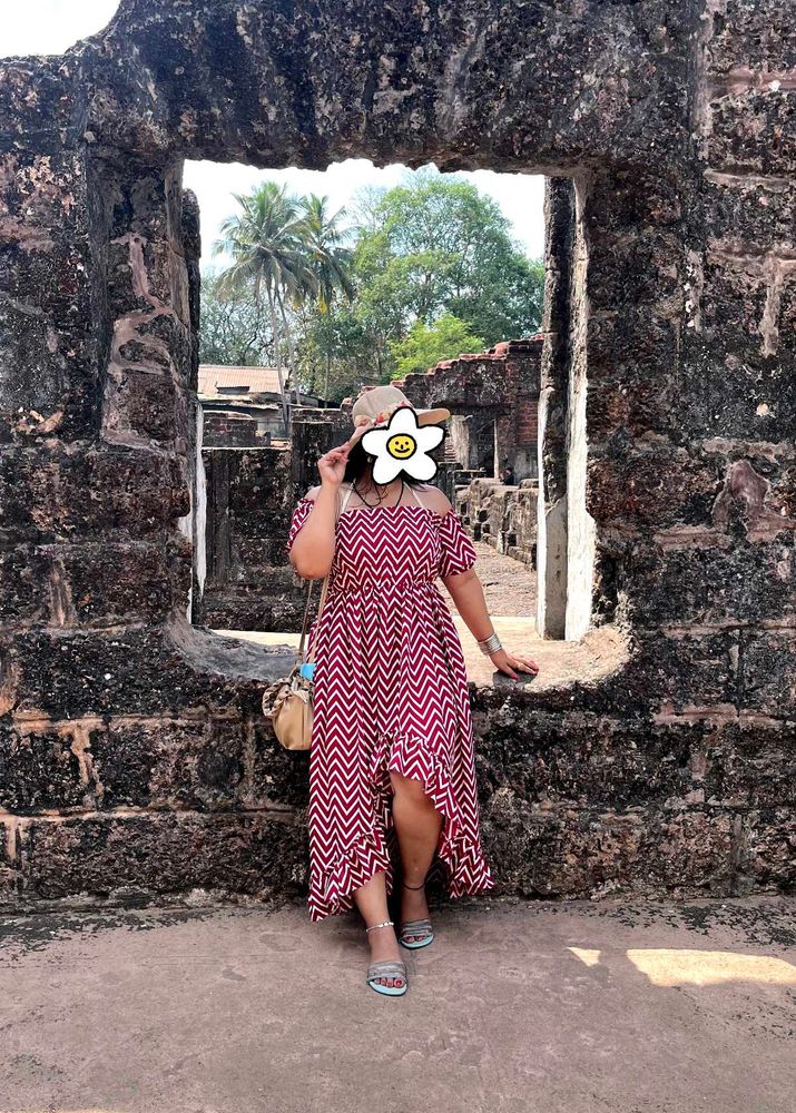 Chic Chevron Print Dress | Beach Wear