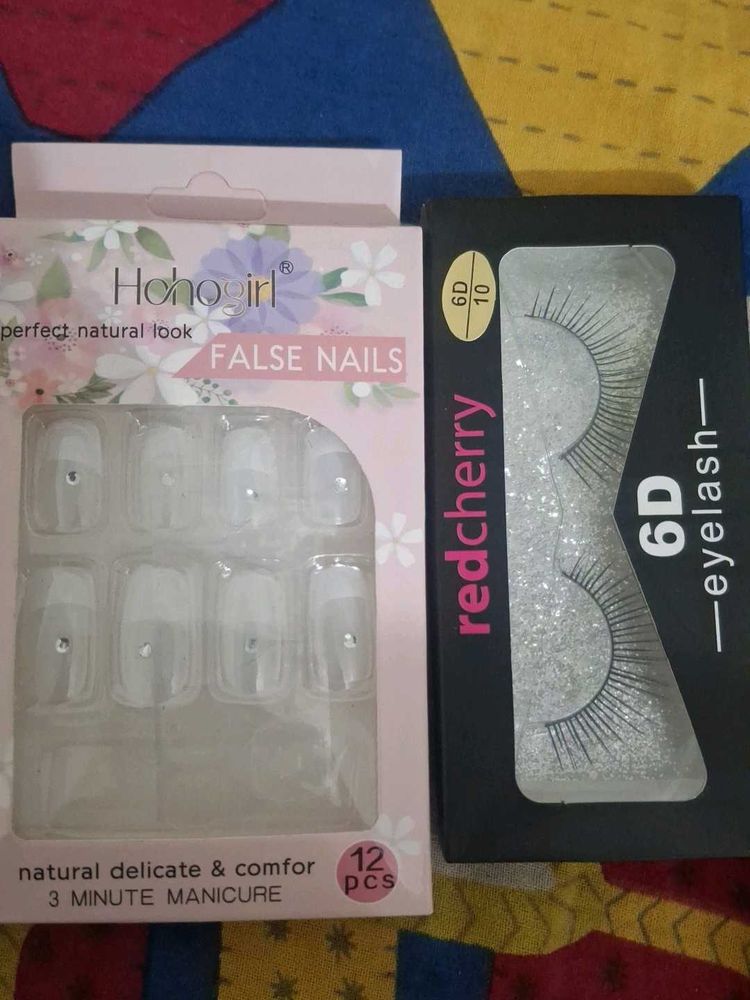 False Nails &amp; Eyelash Bundle