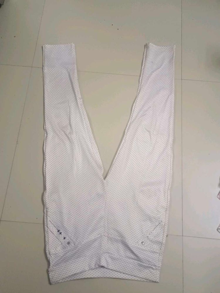 White Polka Dot Pants