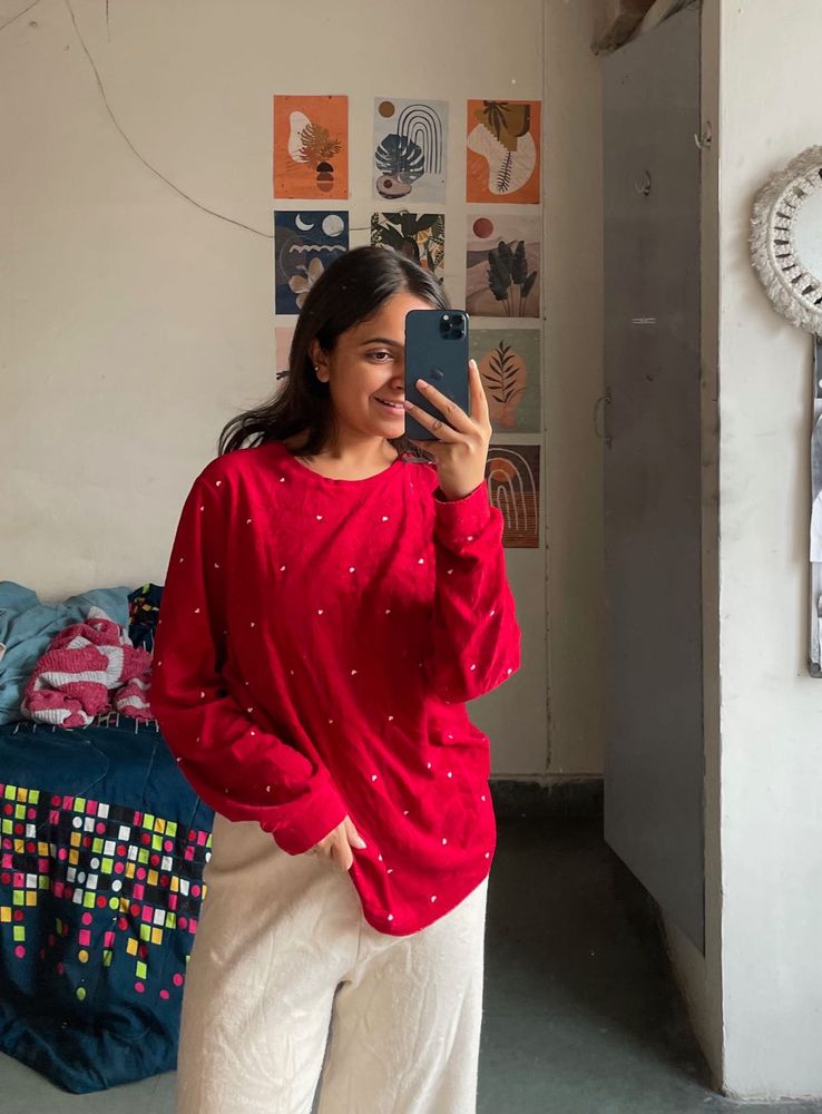 Red Pullover Sweater