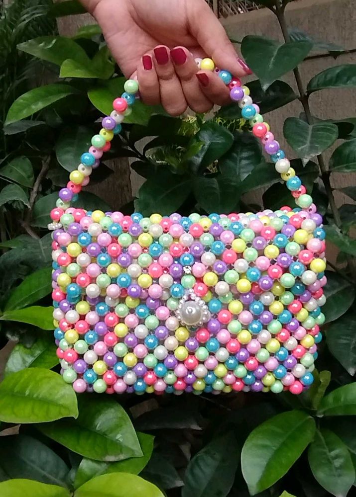 Colourful Pearl Bag