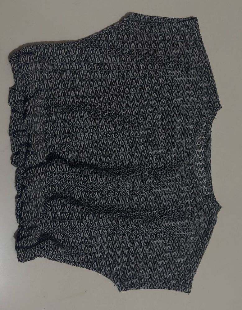 Stylish Gray Knit Top