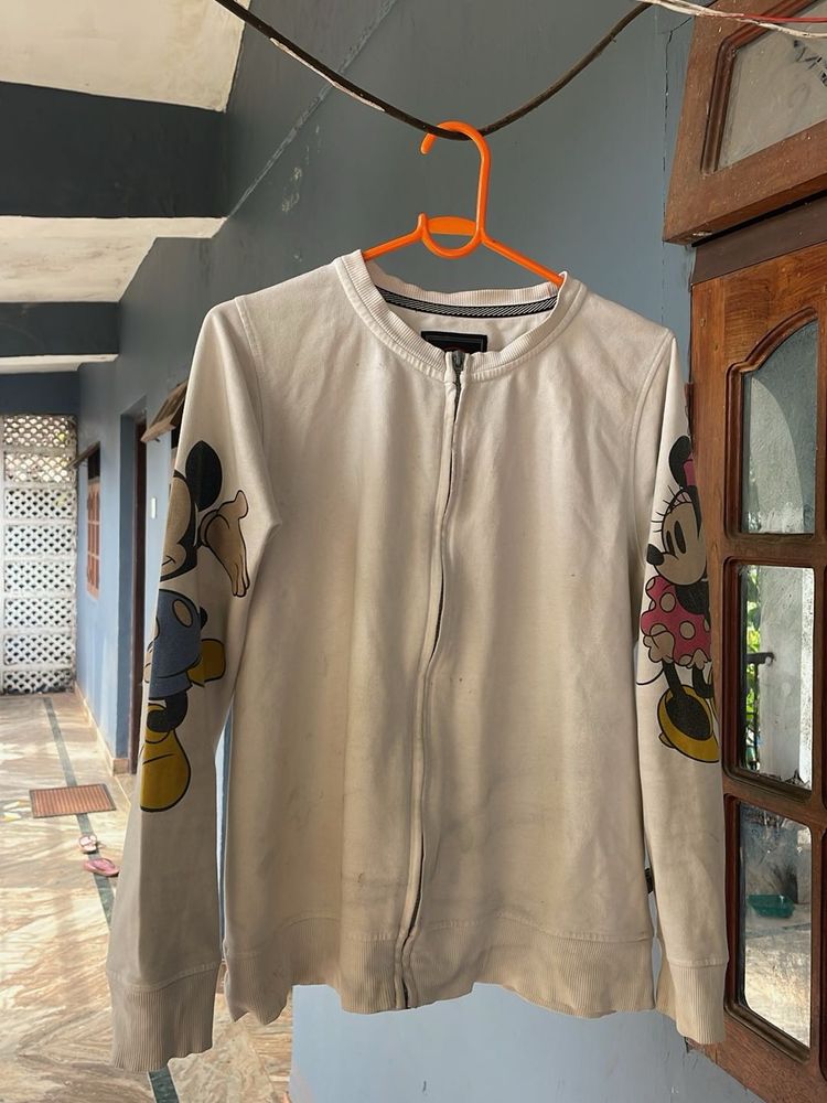 Mickey &amp; Minnie Zip Up sweatshirt