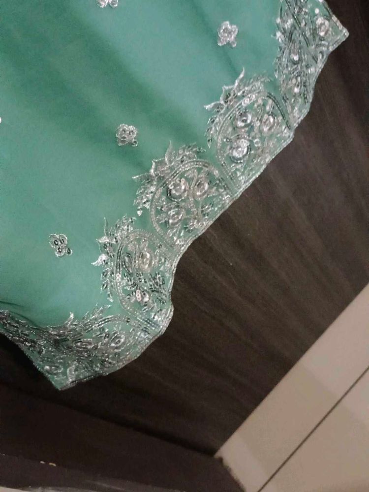Elegant Green Saree