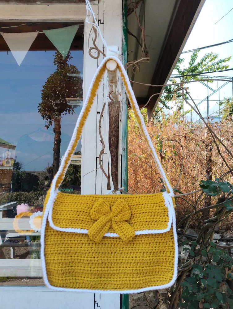 Handmade Crocheted Shoulder Bag