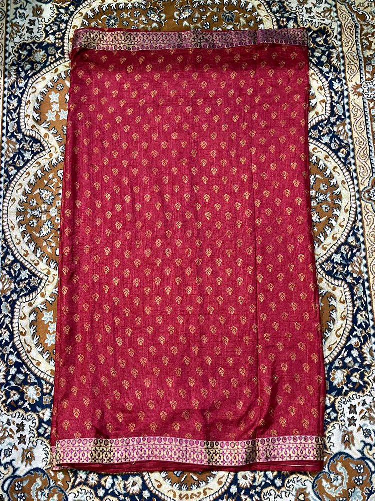 Maroon Dress Material