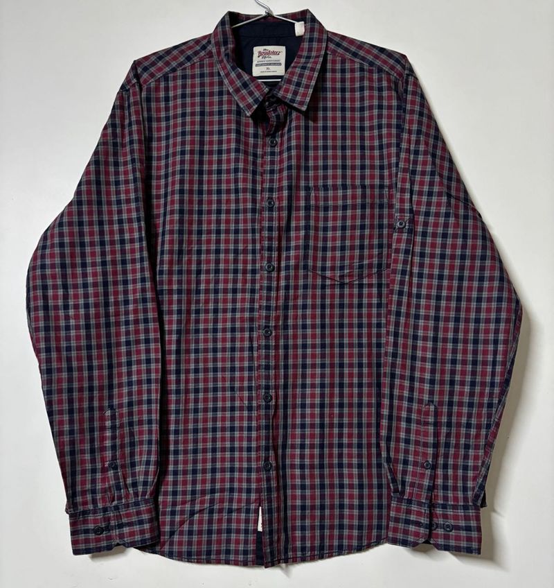 Dickies Plaid Button Down Shirt from Roadster