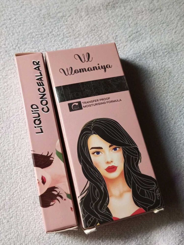 Womaniya Foundation And Concealer Combo