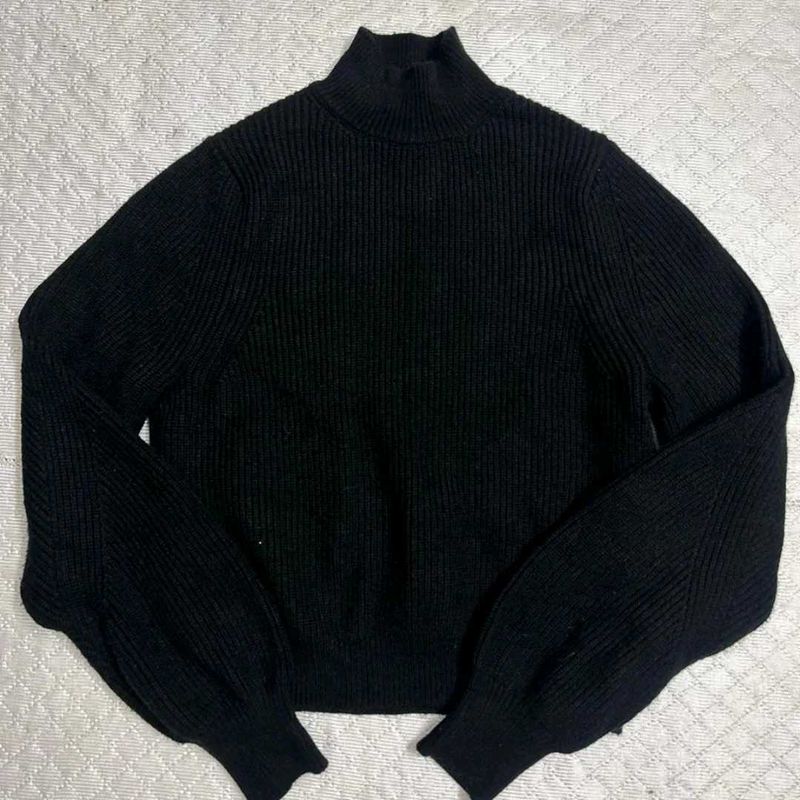 Zara Black Top Sweater
