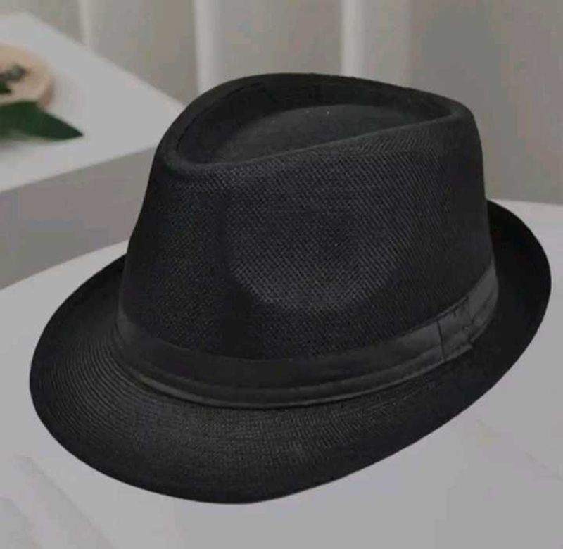 Classic Black Fedora Hat