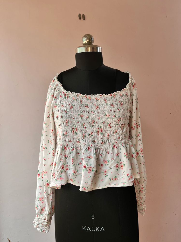 Floral Long Sleeve Top