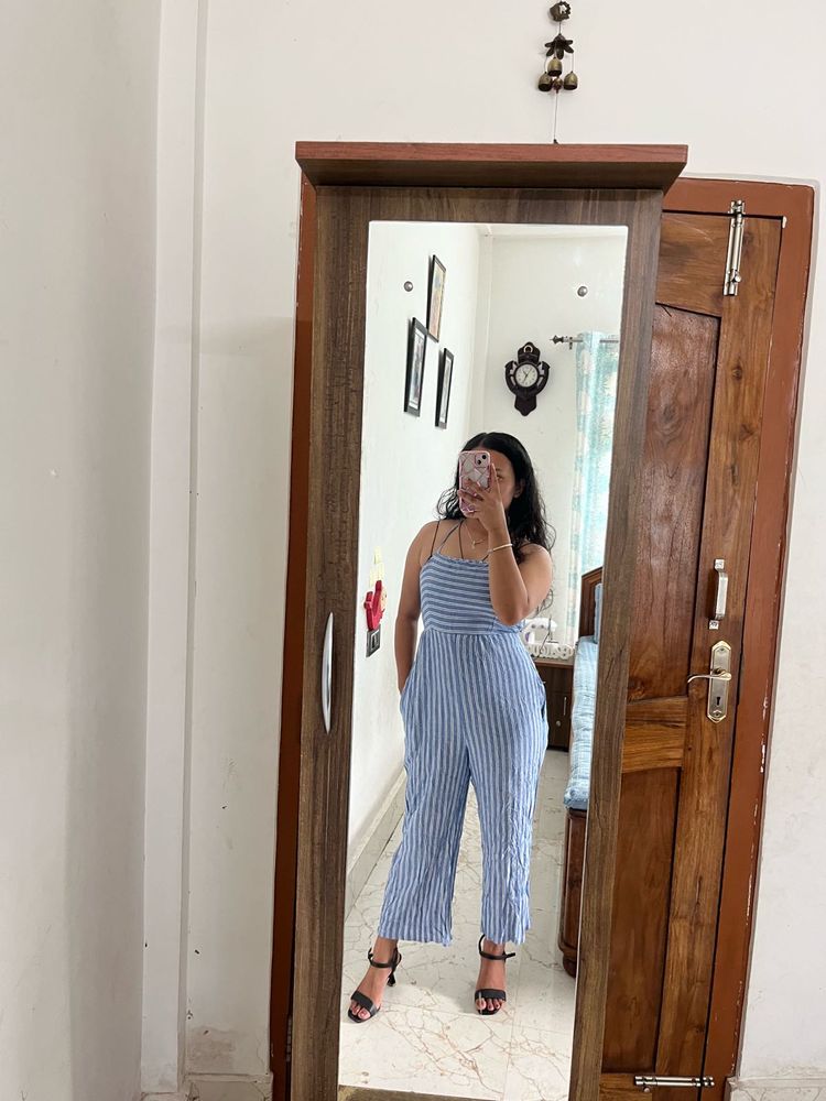 Halter Neck Backless Jumpsuit