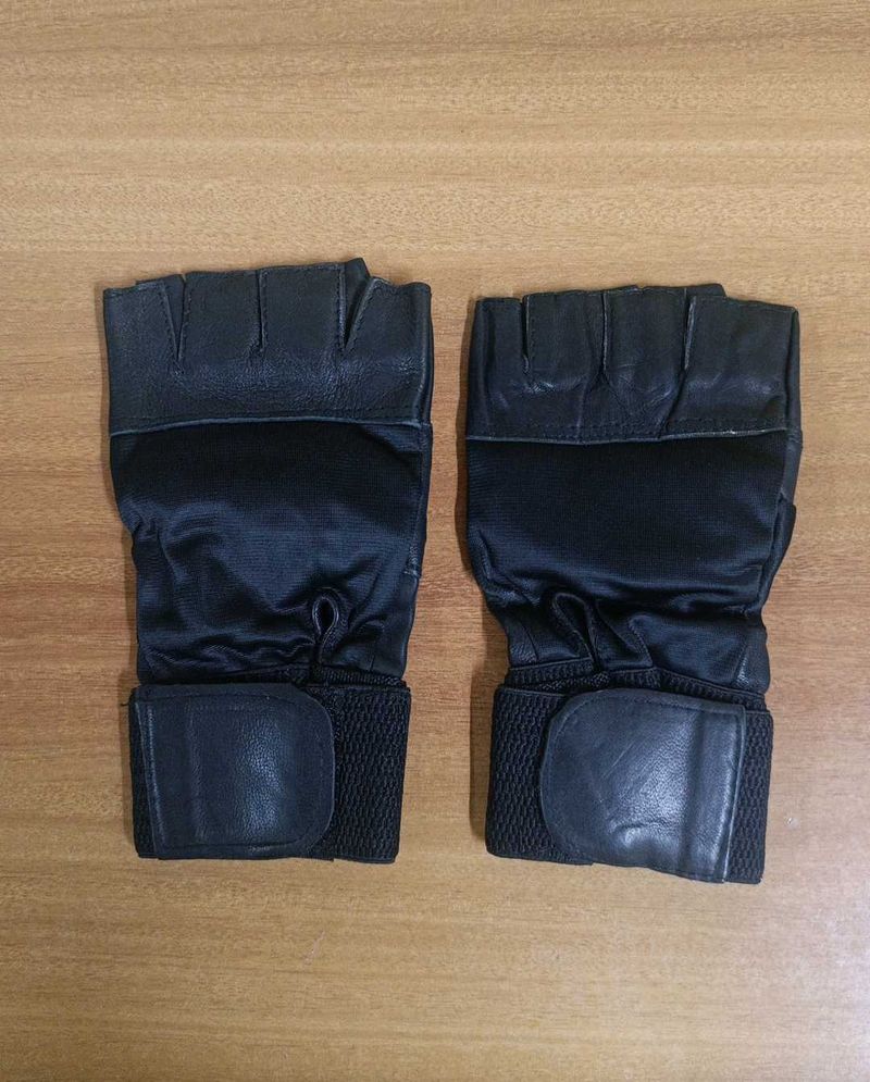 Premium Quality Half Gloves Leather