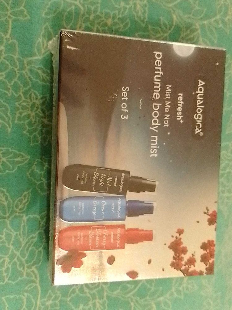 Aquafogica Body Mist - Set of 3