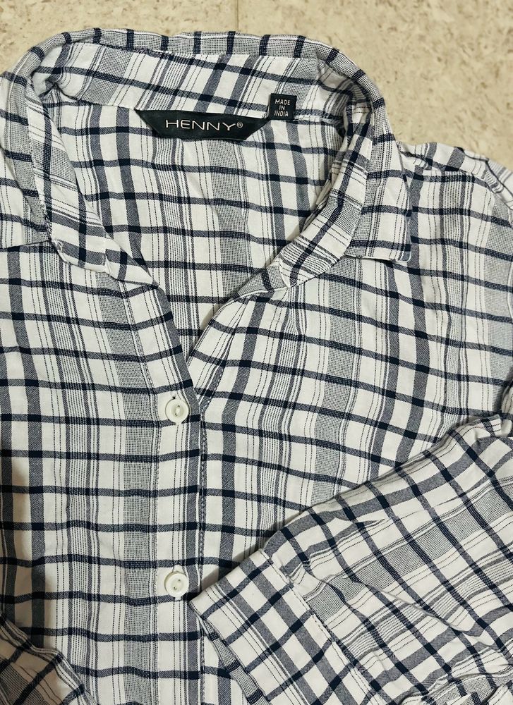 Women Check Shirt