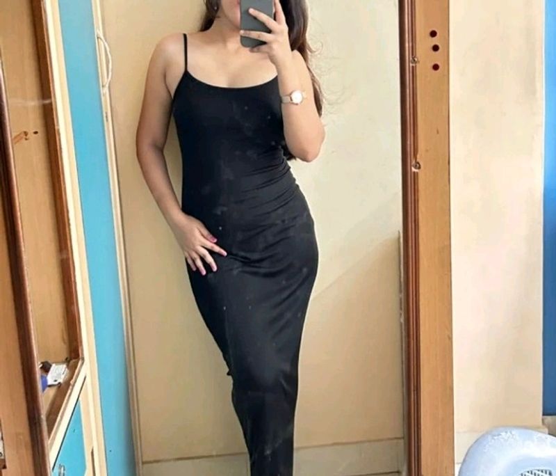 Clearance Sale Urbanic Black Bodycon Maxi Dress