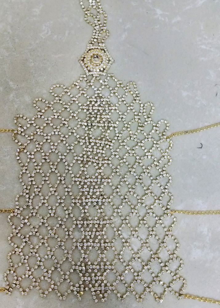 Rhinestone Hand Bracelet