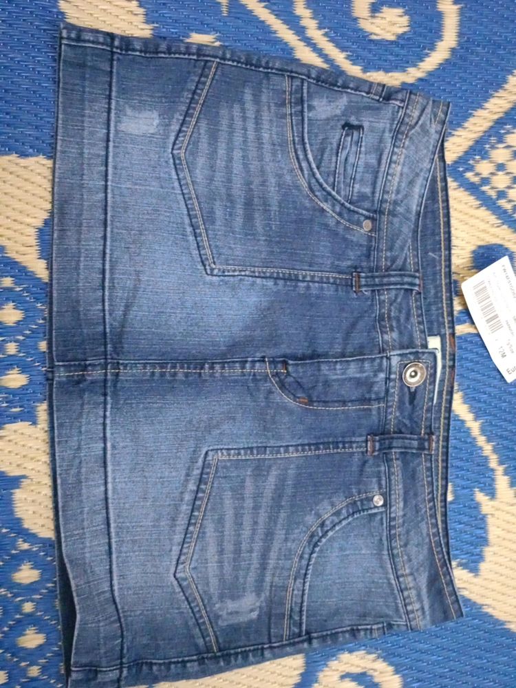 Mini Denim Skirt