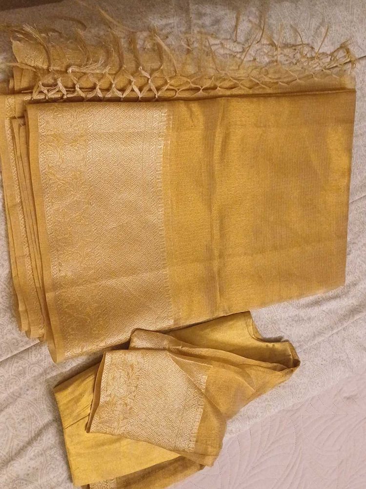 Gold Saree