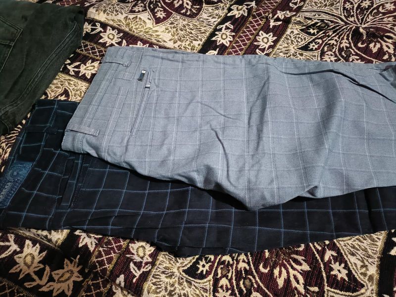 Combo Of Checked Pants