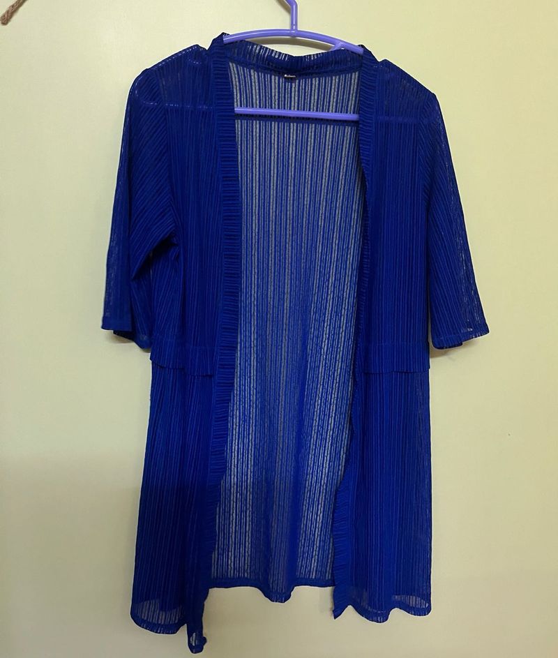 Blue Sheer Cardigan