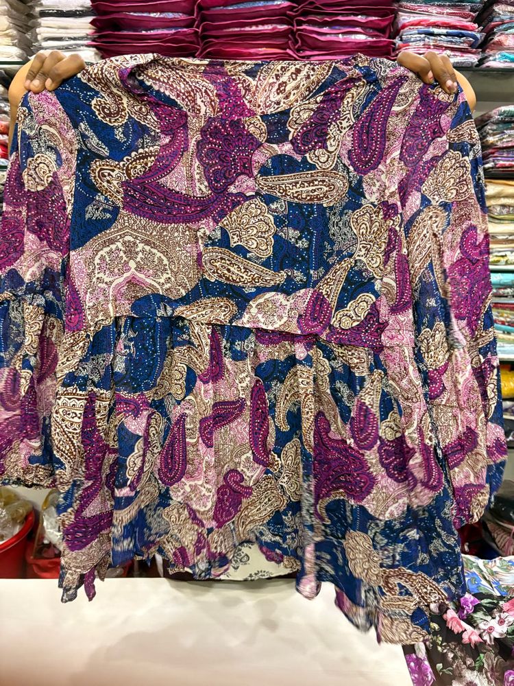 Paisley Print Top