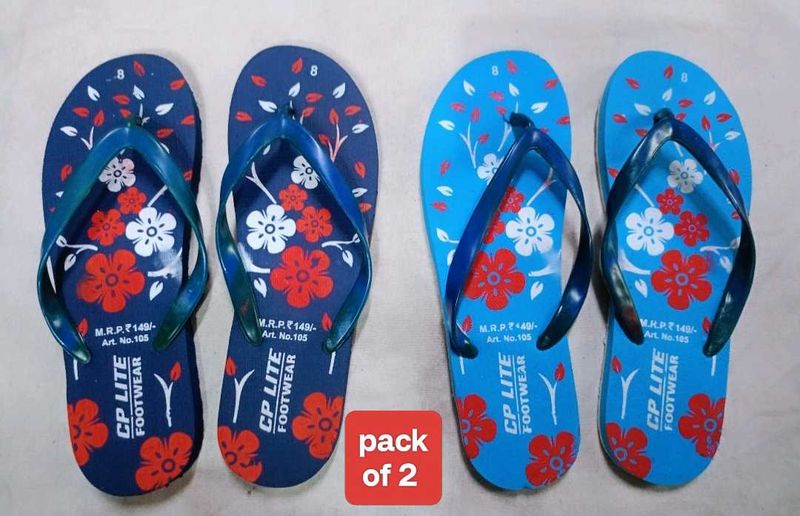 Women Slippers Combo Pack Of 2