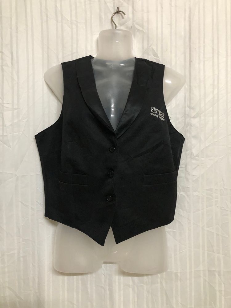 Black Formal Waistcoat
