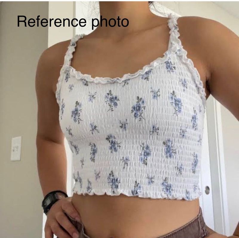Floral Cami Crop Top