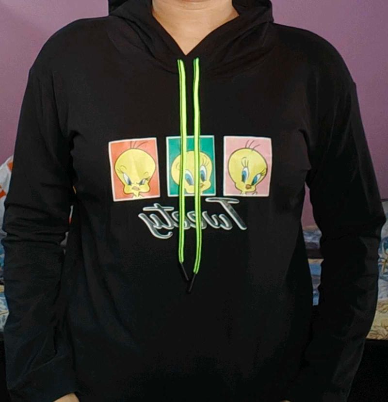 Latest Style Printed Black Hoodie 🖤😍