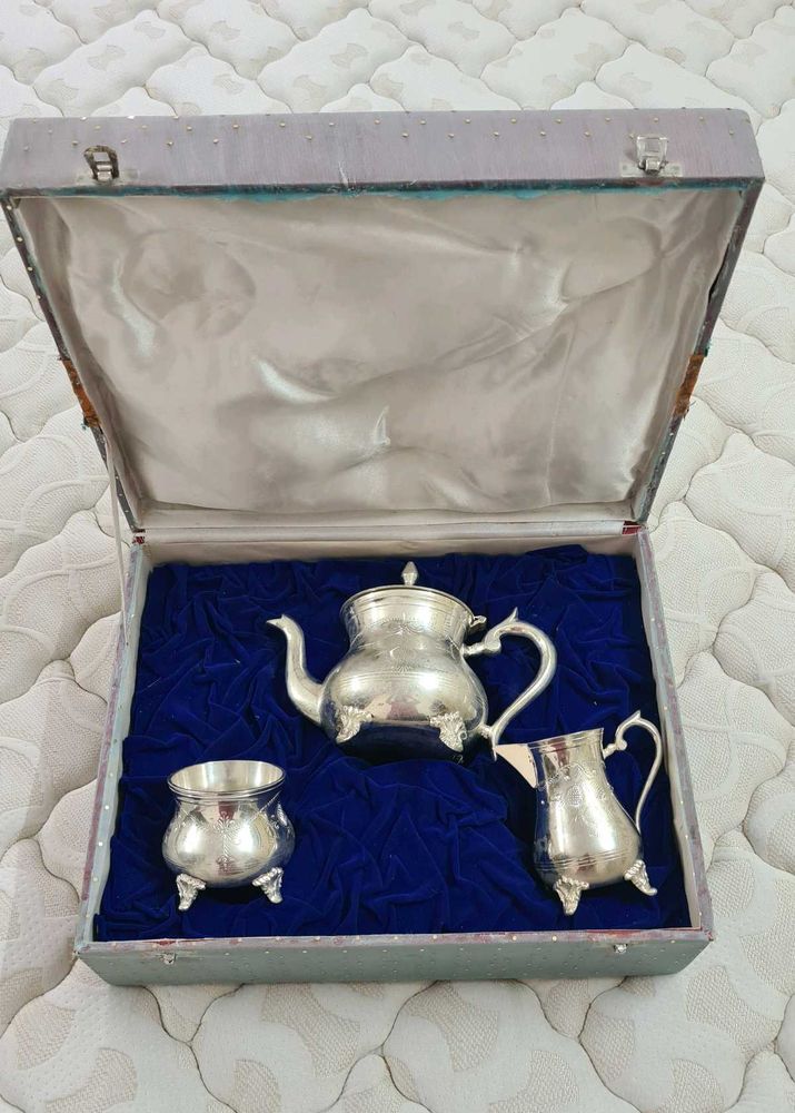 Antique German Silver Tea Set