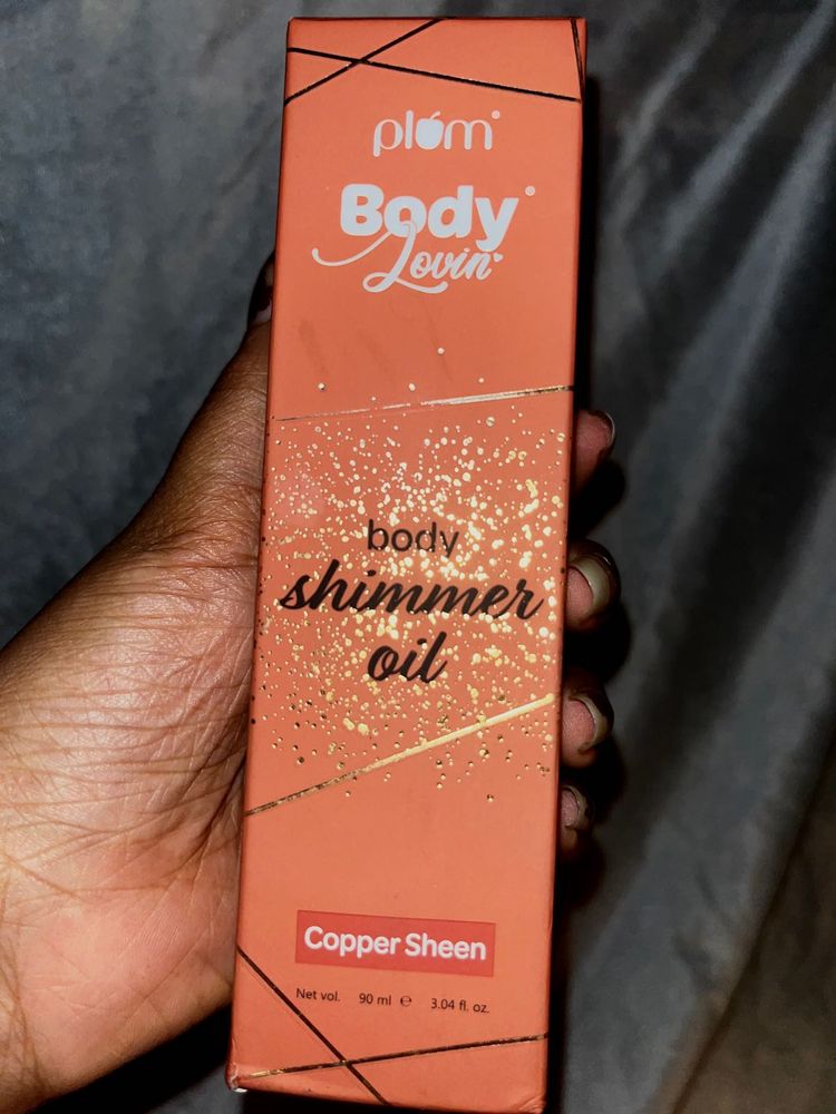 Plum Body Shimmer Oil