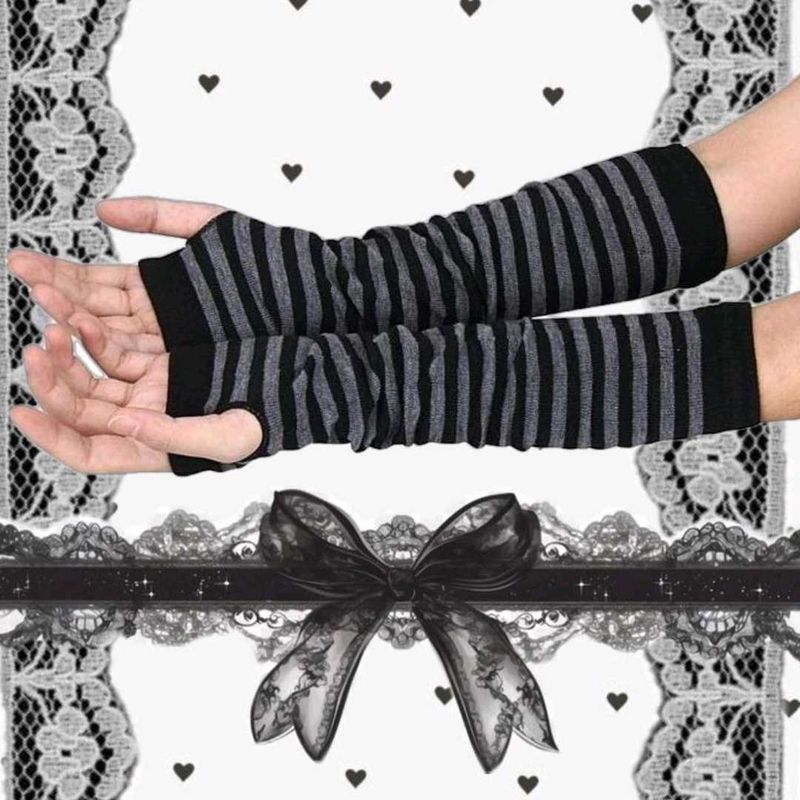Y2K Grunge Black And Grey Hand Warmers