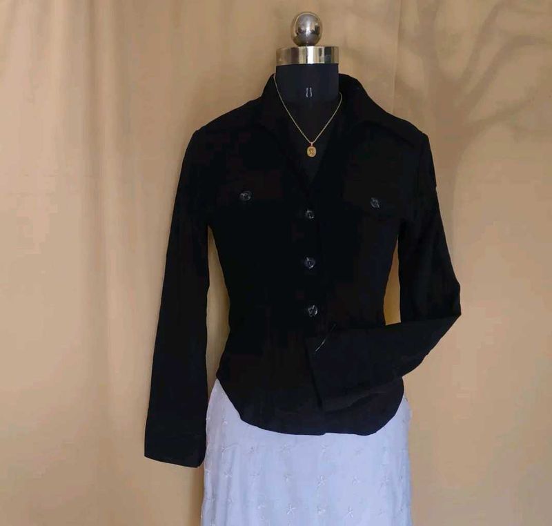 Black Suede Shirt Premium Quality ✔️