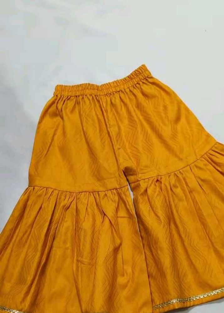 Yellow Colour Dress Gharara Kurti