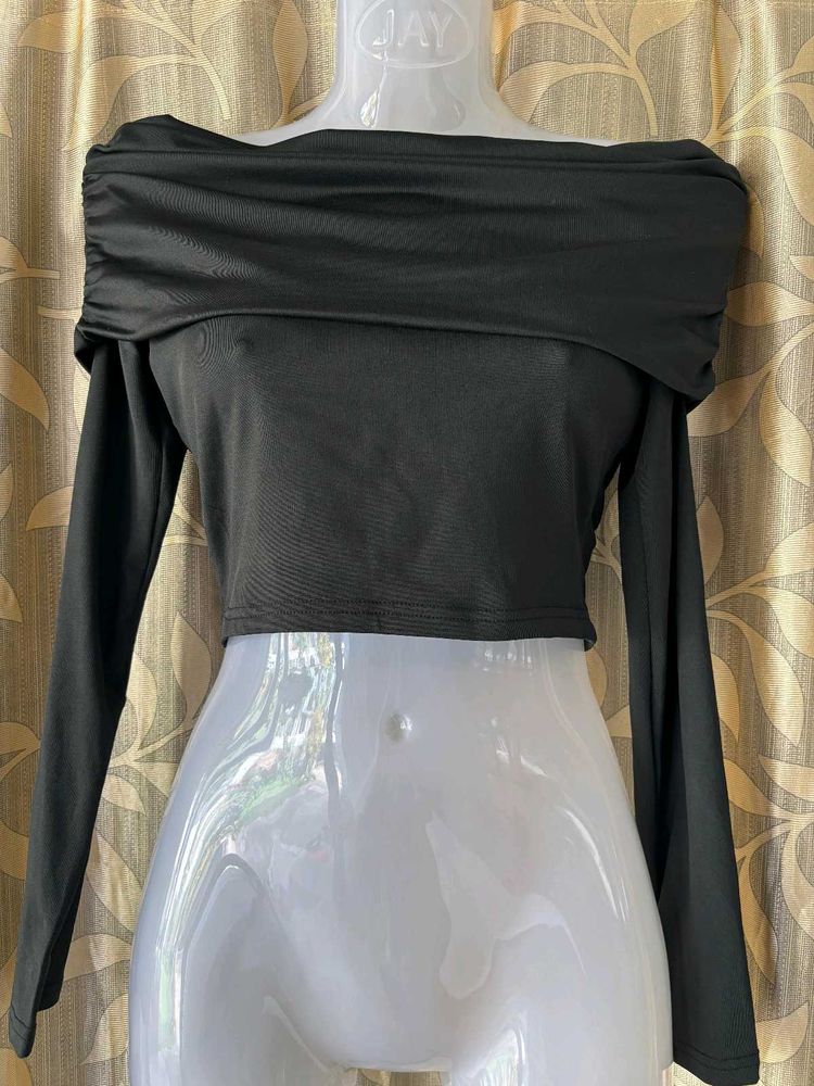 New Me over fold off shoulder