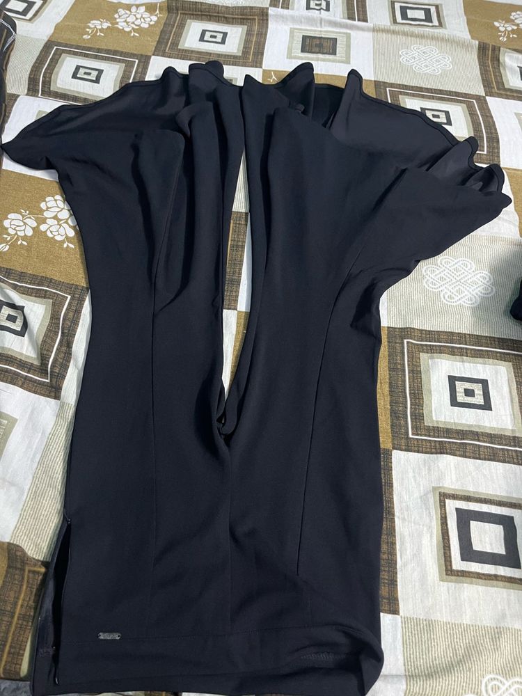 black flared trouser