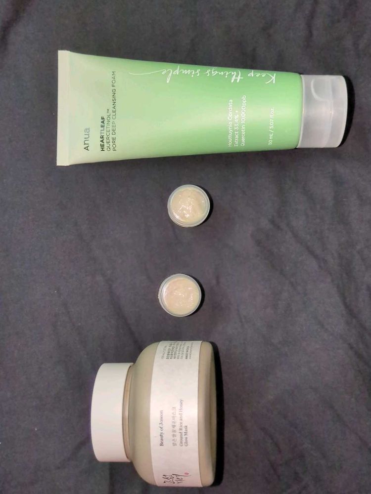 Beauty Of Joseon Mask + Anua Heartleaf Cleanser
