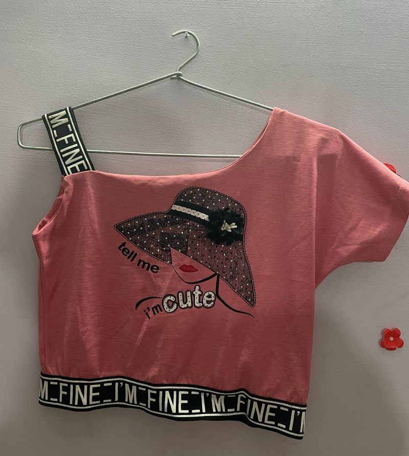 Cute Crop Top For Girls
