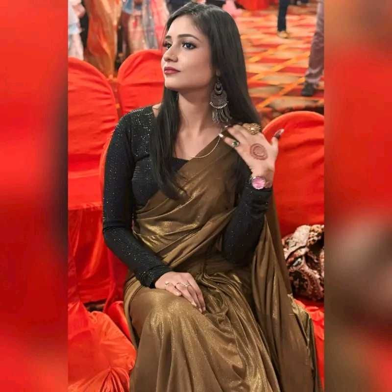 Sale !!! Beautiful Nude Brown Party Wear Saree