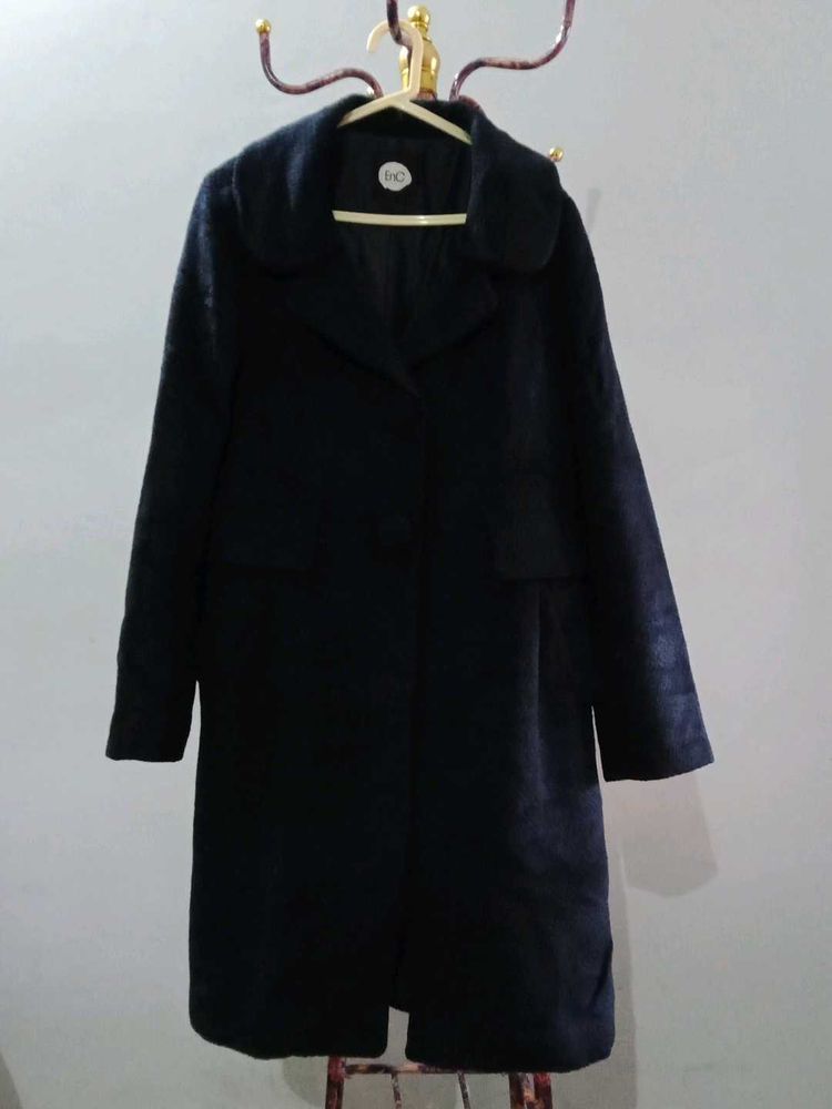 dark navy blue coat