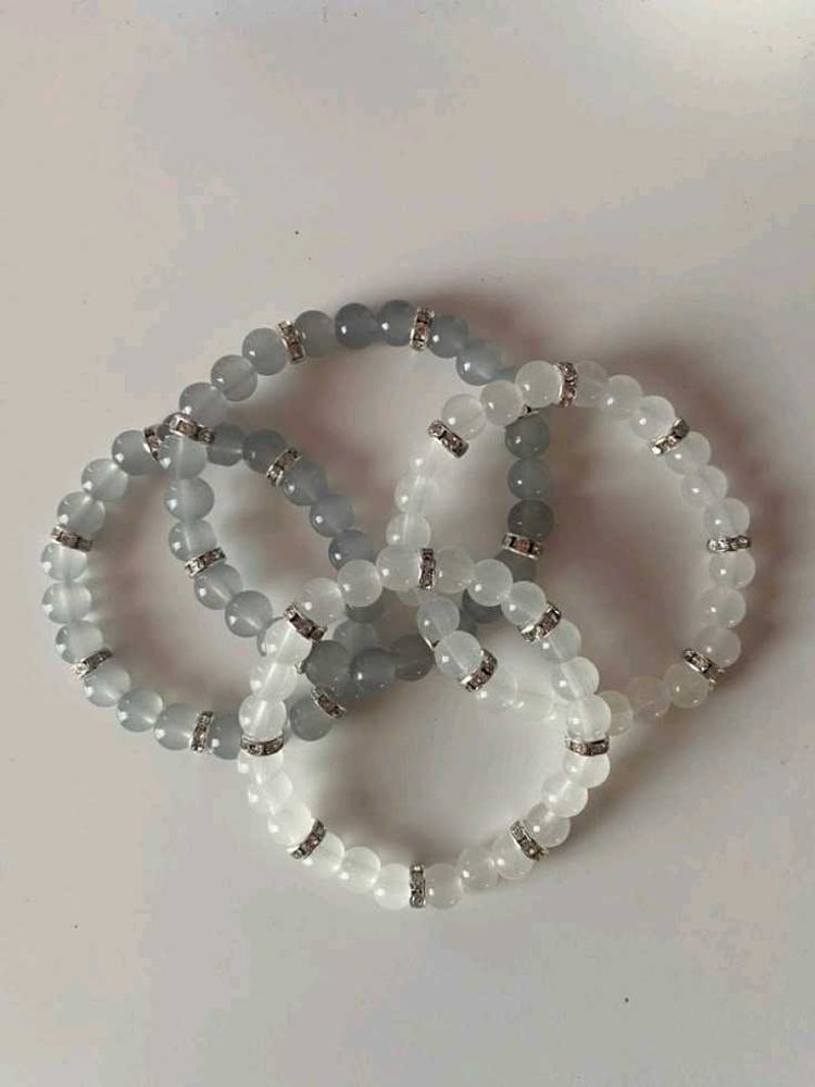 Beaded Crystal Bracelets (Set of 1)