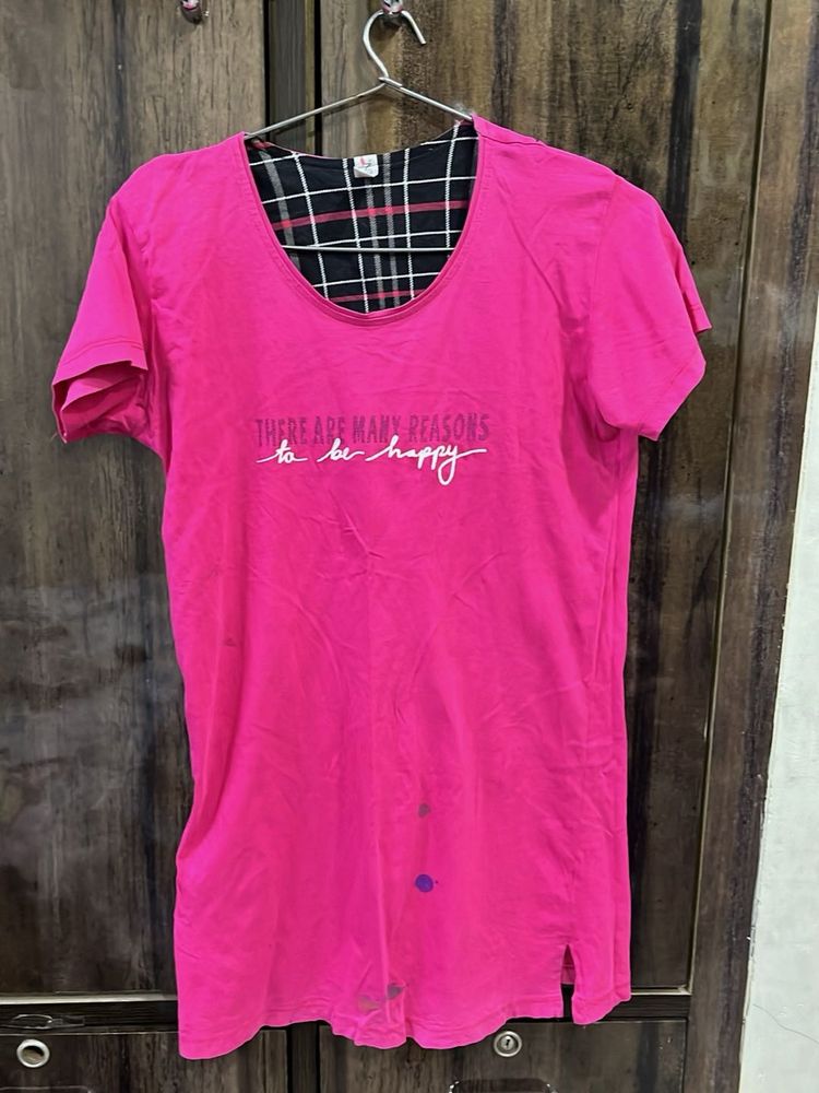 Pink Graphic Tee
