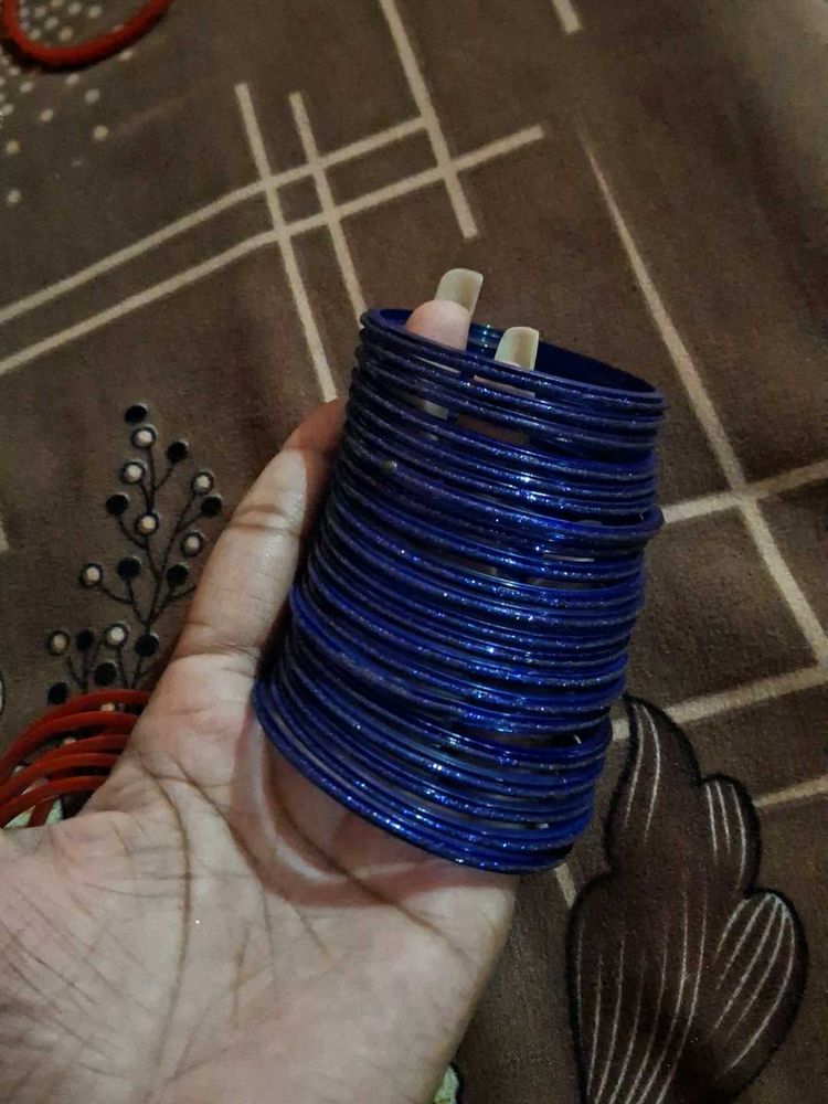 Blue Bangle Set