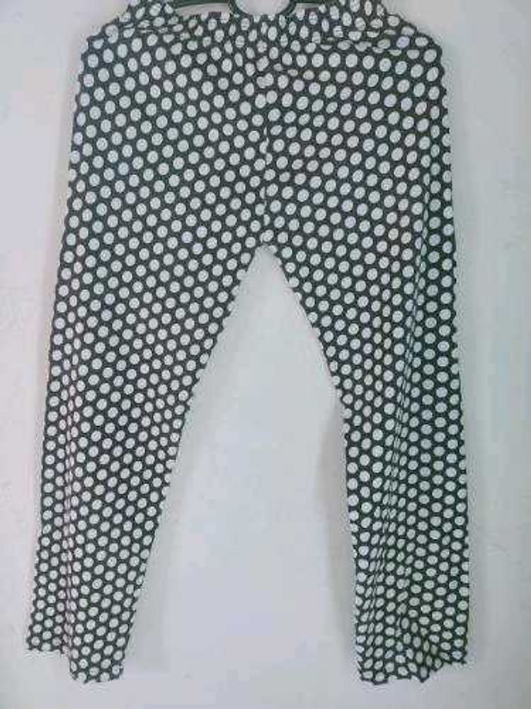 Black White Pants