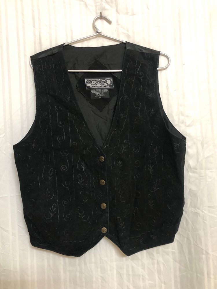 Agapo Black Waistcoat