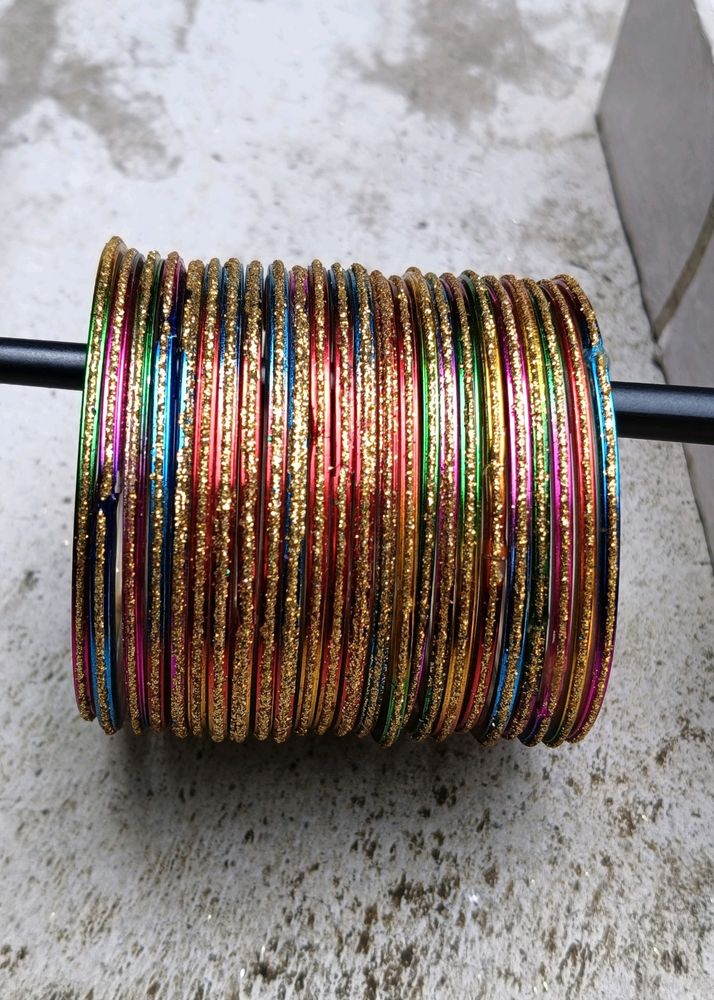 Rainbow 🌈 Colour Glass Bangles For Women...