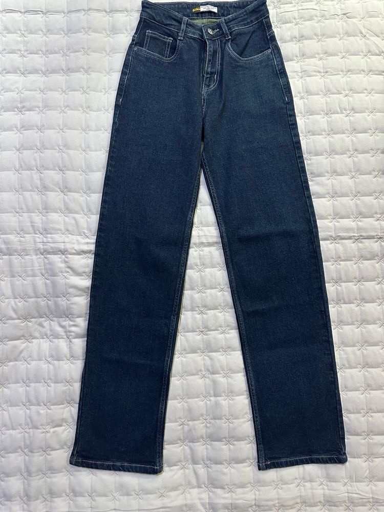 Off Duty Navy Blue Jeans