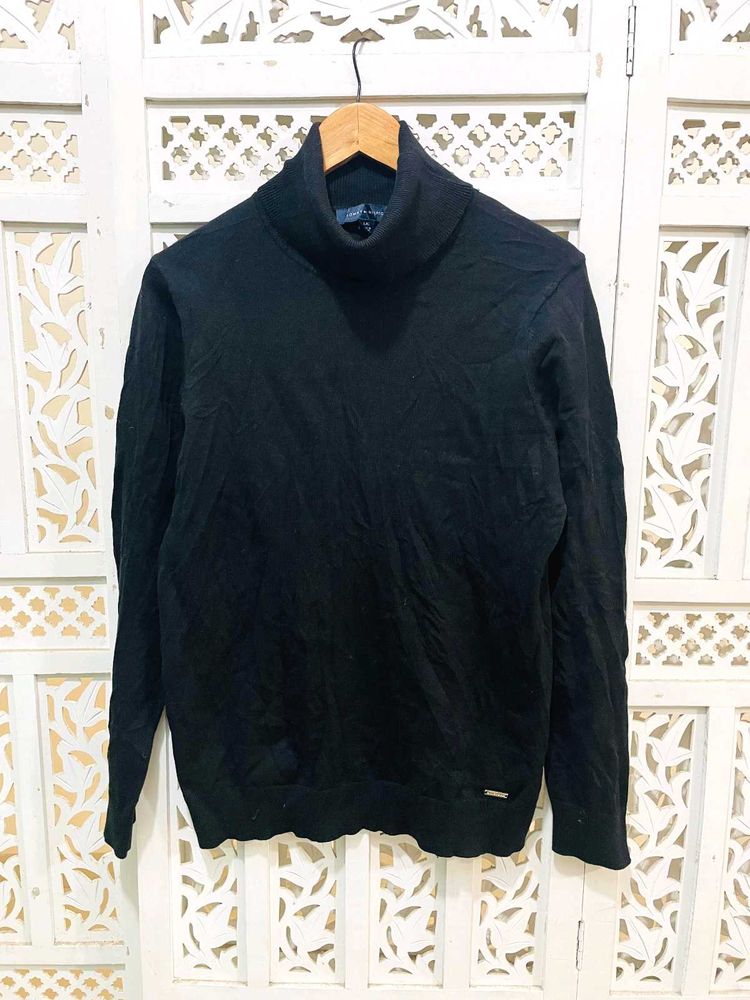 Original Tommy Hilfiger Black Turtleneck Sweater B
