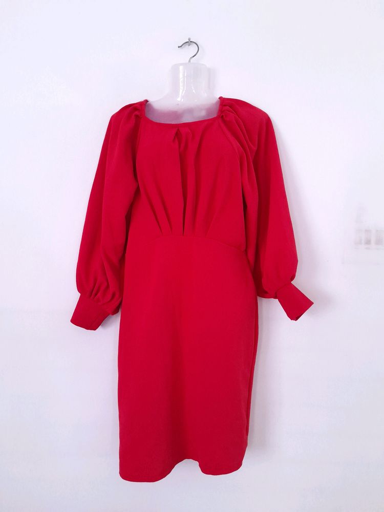 Red Casual Dress (Women&#39;s)